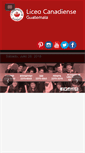 Mobile Screenshot of liceocanadiense.edu.gt